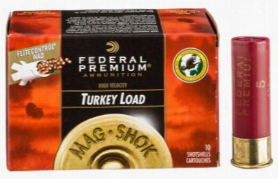 Federal Premium Mag-shok High Swiftness Turkey Load Shotshells With Flitecontrol - 12 Gauge - #5 Shot - 3'