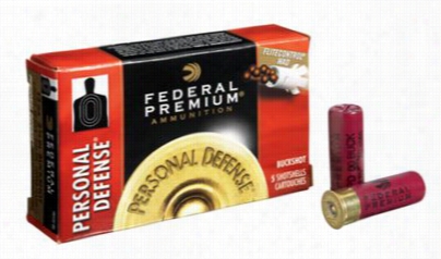 Federal Premium Personal  Defense Buckshot Shotshell Ammo - .410 Gauge - #000 Uckshot- 2.5'