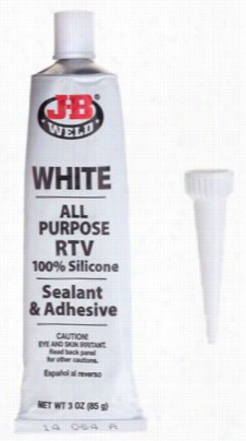 J-b Weld White Silicone All Purpose Rtv Sealant And Adhesive