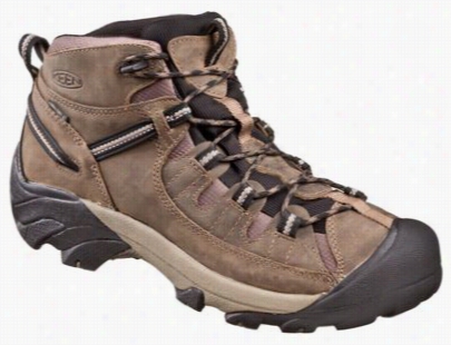 Keen  Targhee Ii Mid Waterproof Hiking Boots  For Men - Shitake/brindle - 10 M