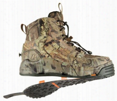 Korkers Ambush Waing Bootss For Men - Kling-on Sole - Mossy Oak Break-up Infinity - 12 M
