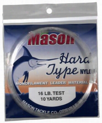 Mason Hard Mono Leader 10-yard Coil - 20 L.