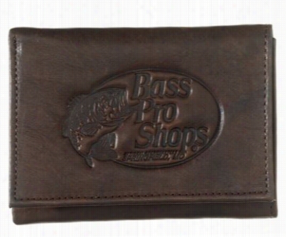 Montana Leather Tri-fold Wallet - Logo