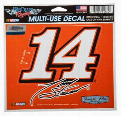 Nascar Tony Stewart Multi-use Color #14 Decal