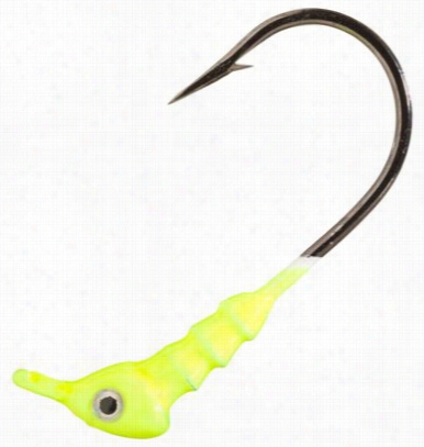 Offshore Angler Deluxe Standup Jigheads - 4/0 - 3/8 Oz - Chartreuse