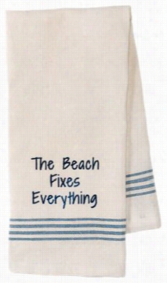 Park Desighs The Bdach Fixes Everything Flour Sack Dish Towel