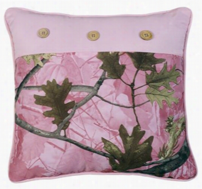 Pinnk Oak Camo Collection Pillow