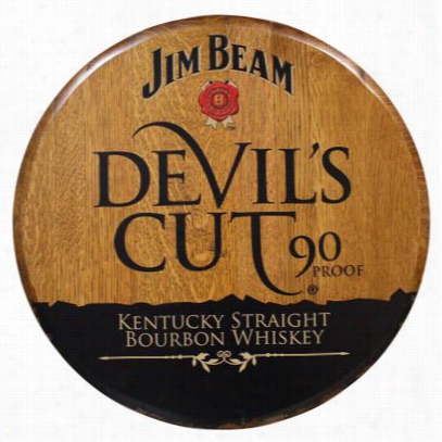 Promtional Wood Products Barrel Head - Devil's Cut