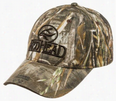 Redhead 3-d Logo Hunting Cap - Rrealtree Max-5