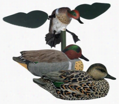 Redhead Reality Series Greenwing Teal And Mojo Outdoors Teal Motorized Duck Decoy Combo