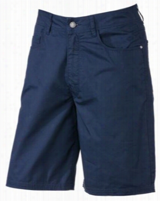 Redhesd Vvintage Blues Collection Herringbone 5-pocket Shorts For Men - Navy - 32