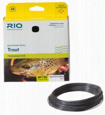 Rio Mainstream Type 6 Full Sink Fly Line - Line Weight 4