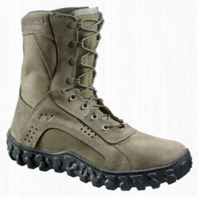 Rocky S2vvvented Militaryy Duty Boots For Men - Sage Green - 15m