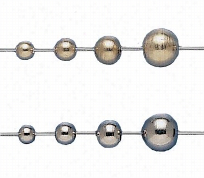 Round Metal Beads -3 /16'-  Nickel