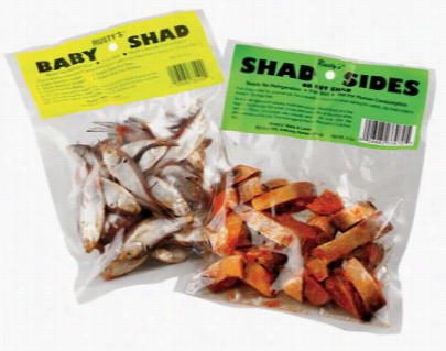 Rusty's Shad Baits - Red Swell Shad