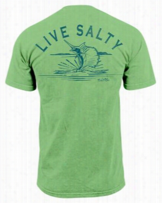 Salt Life Live Ssalty Sail Pocket T-shirt Fot Men - S