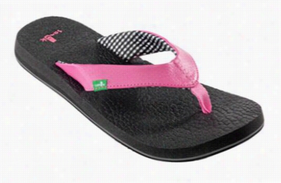 Sanuk Yoga Mat Thong Sandals For Ladies - Pink - 6m