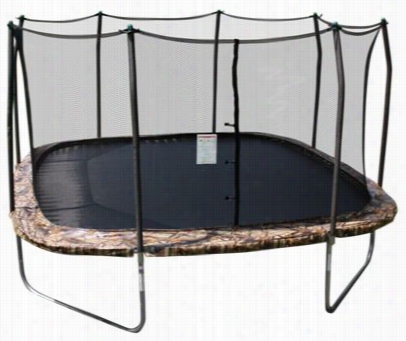 Skywalker Trampolines Camo 14' Square Trampoline With Enclosure