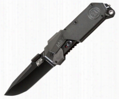 Smith And Wesson M And P Ma.g.i.c. Tactical Lockback Folding Knife - Black