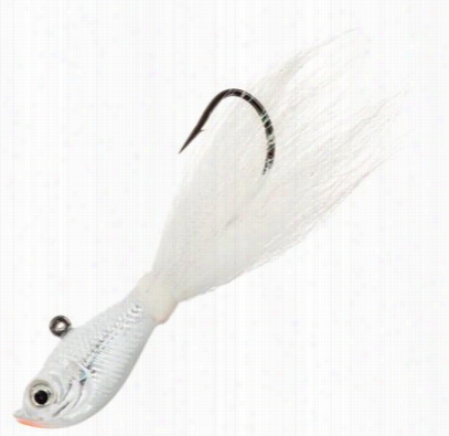 S Pro Bucktail Jjig - White - 1 Oz.