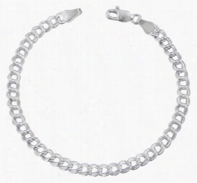 Sterling Silver Connective Charm Bracelet -7 '