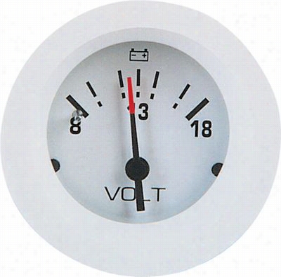 Teleflex Marinne Arctic Series 2' Voltmeter