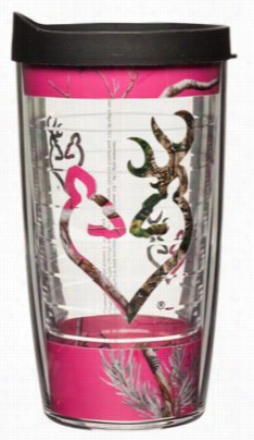 Tervis Tumbler Browning Lye Heart Insulated Wrap With Lid - Clear