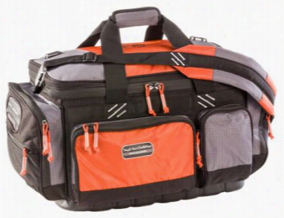 Tfo Fishing Large Gear Bag - Black/gray/orange