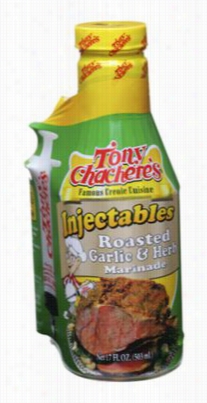 Tony Chacgere's Roasted Garlic & Herb Injectable Marinade And Injector