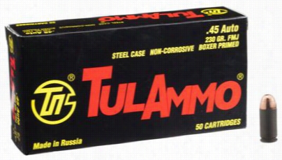 Tulamo Centerfire Pistol Cartridges - .40 Smith And Wesson - 180 Grain-  50 Rounds