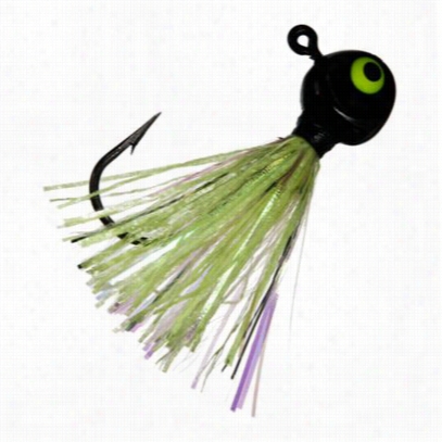 Vmc Hot Skirt Glow Jig -1/16 Oz. - Black Chartreuse