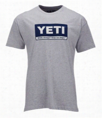 Yeti Billboard T-shirt For Men - Athletic Heather - 2xl