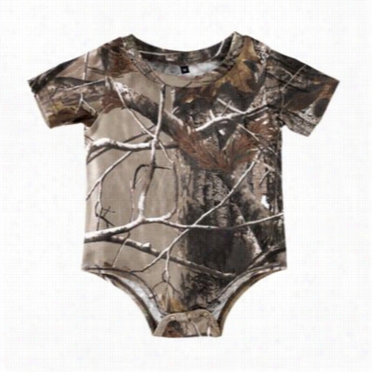 Camo Body Suit For Baby Boys - Short Sleeev - 3 Months