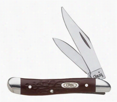 Case Brown Synthetic Knives - Eanut