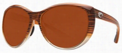 Costa La Mar 58 0p Polarized Sunglasses - Forest Fade/copper