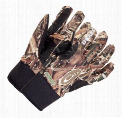 Drake Waterfowl Systems Est Refuge Gloves In Spite Of Men - Mossy Oak Shadow Grass Blades - L