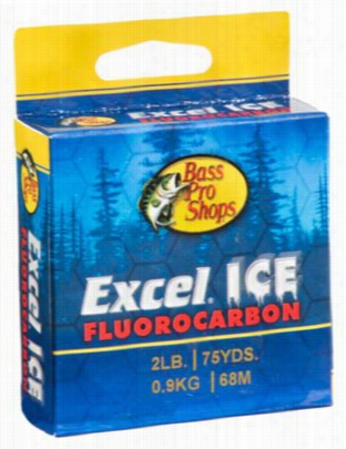 Excel I Ce Fluorocarbon Fishing Line - 2 Lb/75 Yds