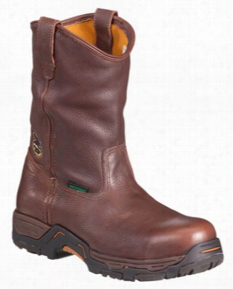 Georgia Boot Diamond Trax Waterproof  Wellington Steel T Oe Work Boots For Ne - Brown - 10 M