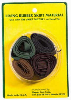 Living Rubber Siirt Material - Black/brown/tan/green