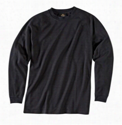 Midweight Performance Thermal Crew Shirt For Men - Black - L