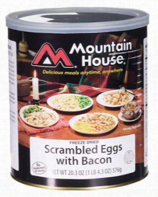 Mountain Housee Freeze Dried #10 Can Scrambled Eggs Through  Bacon