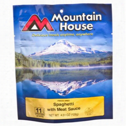 Mountain House Freeze Dried Spaghetti With Meat Saucw Entree - 2 Servings