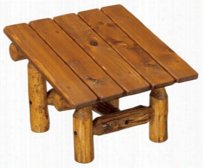 Moountain Time Chairs Log Footstool