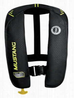 Mustang M.i.t. 100 Auto Inflatable Time From Birth To Death Vest - B Lack/ani