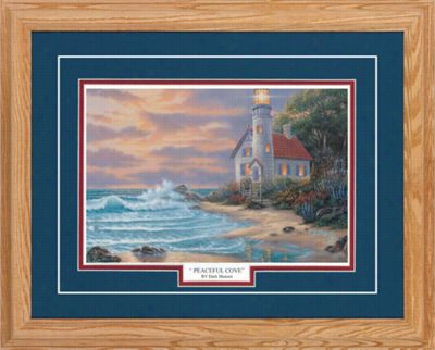 Northern Promotions Framed Art - Peaceful Cove By Derk Hansen