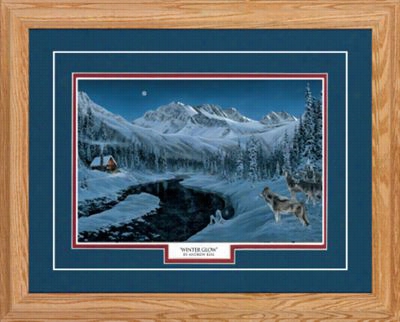 Northern Promotions Framed Art - Winter Incandescence By Andrew Kiss