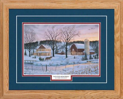 Nothern Promotions Framed Art - Winter Memories By Terry Brave