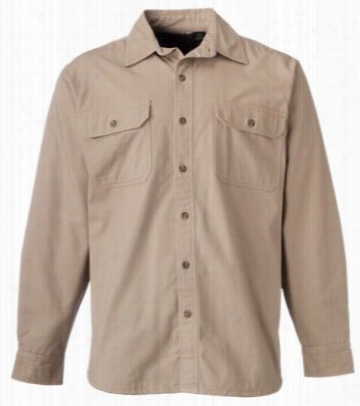 Rdhead Flannel-lined Rock Bluff Shirt For Men - Long Sleeve - Khaki - L