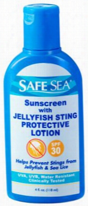 Safe Sea Sunscreen With Jellyfixh S Ting Protective Lotion - Spf 30