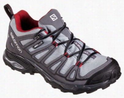 Salomon X Ultra Prime Cs Waterproof Hiking Shoes For  Men - Blackk/black/aluuminum - 11m